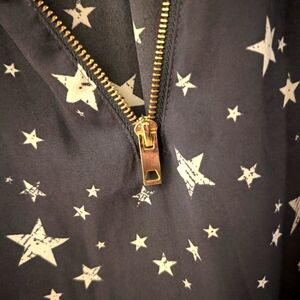 Stella Tweed Zippered Blouse Size L